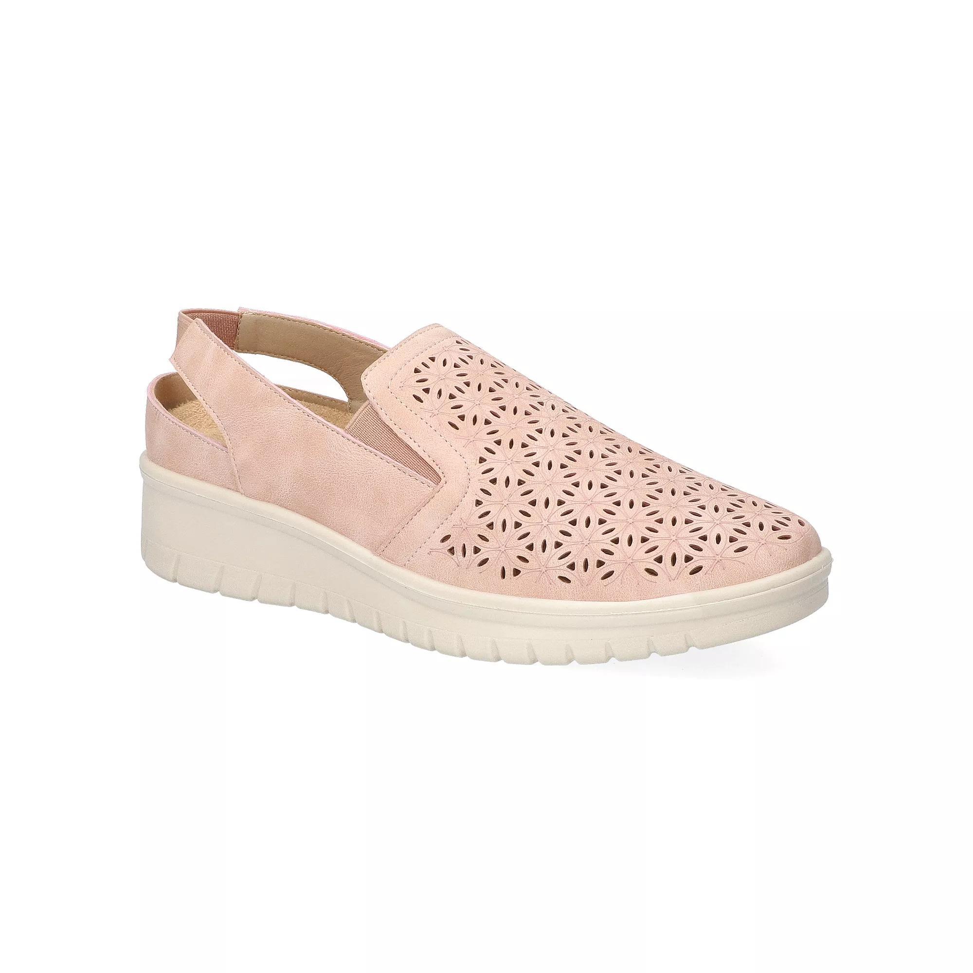 Easy Street Petal Women's Comfort Slingback Wedges, Size: 8, Blush Product Image