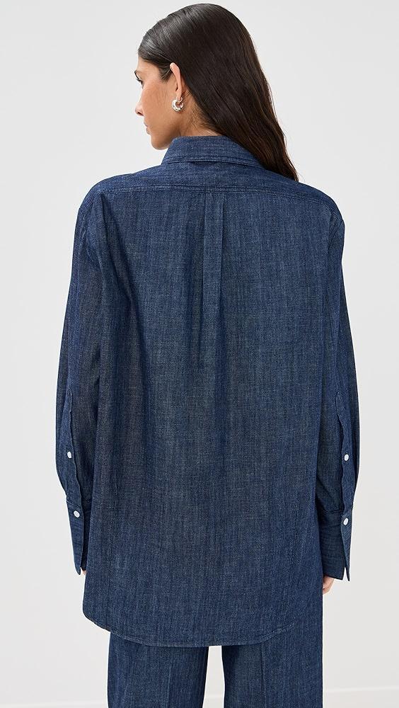 Another Tomorrow Chambray Shirt | Shopbop Product Image