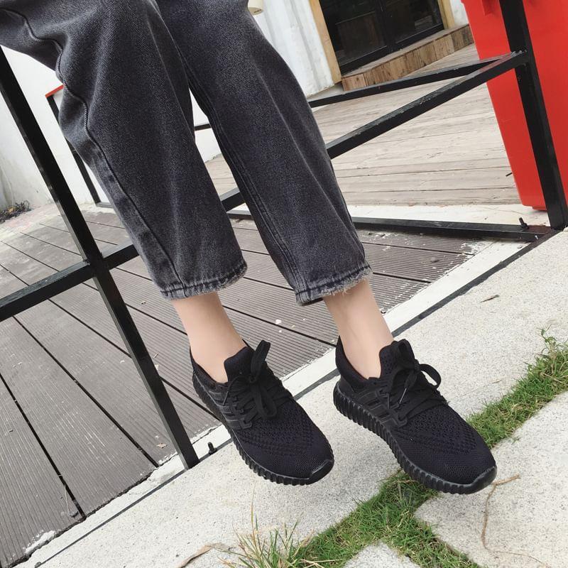 High Waist Tapered Jeans Product Image