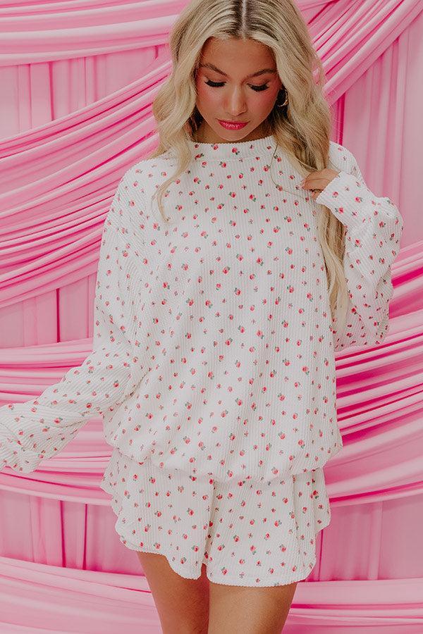 Life Full Of Roses Knit Top Product Image