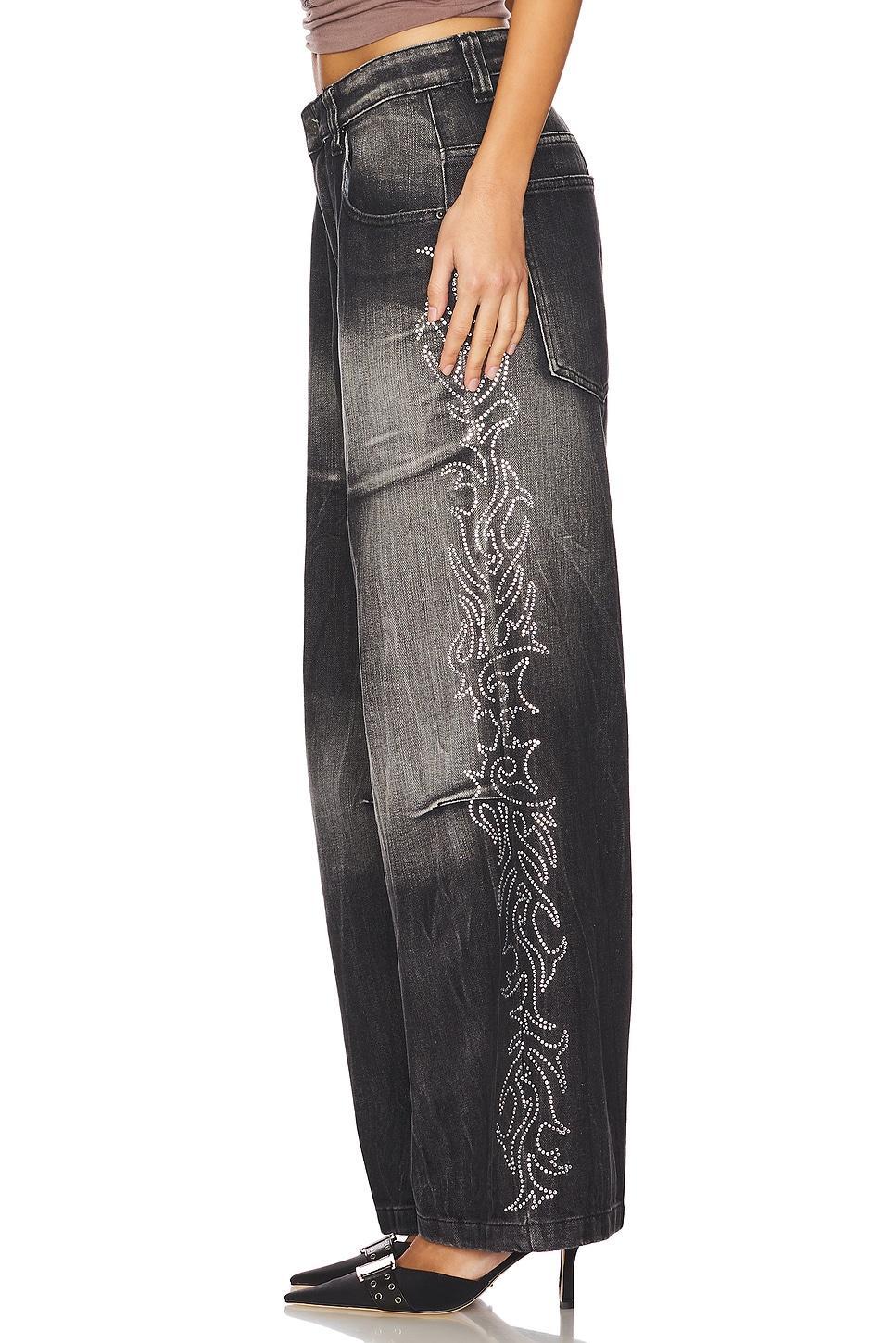 Diamante Western Colossus Jeans Jaded London Product Image