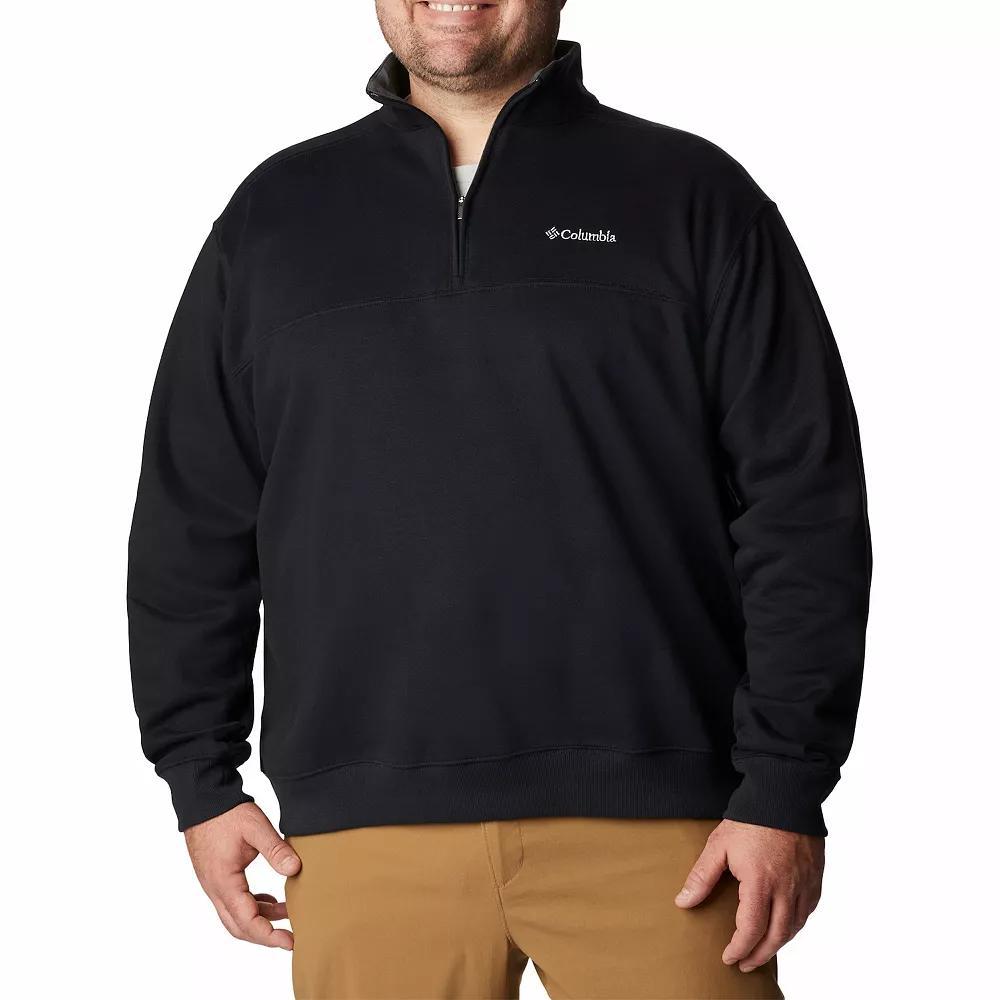 Big & Tall Columbia Hart Mountain Half-Zip Pullover, Men's, Size: 2XB, Black Product Image