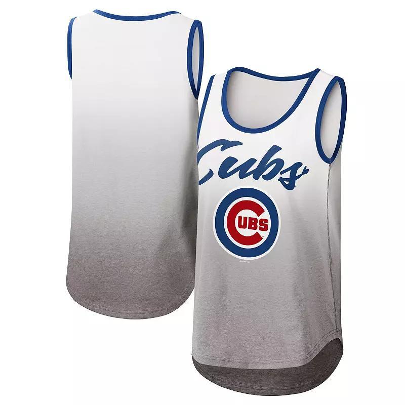 Women's G-III 4Her by Carl Banks White Chicago Cubs Logo Opening Day Tank Top, Size: Small Product Image