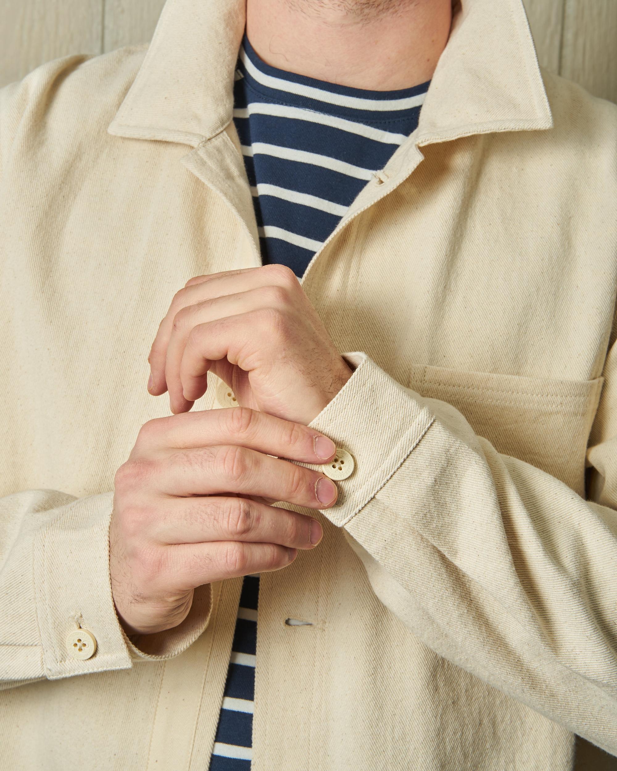 French Workman’s Jacket in Carpenter's Cloth Product Image