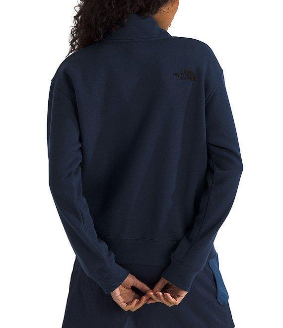 The North Face Women's Box Half Dome-Zip Stand Collar Pullover Product Image