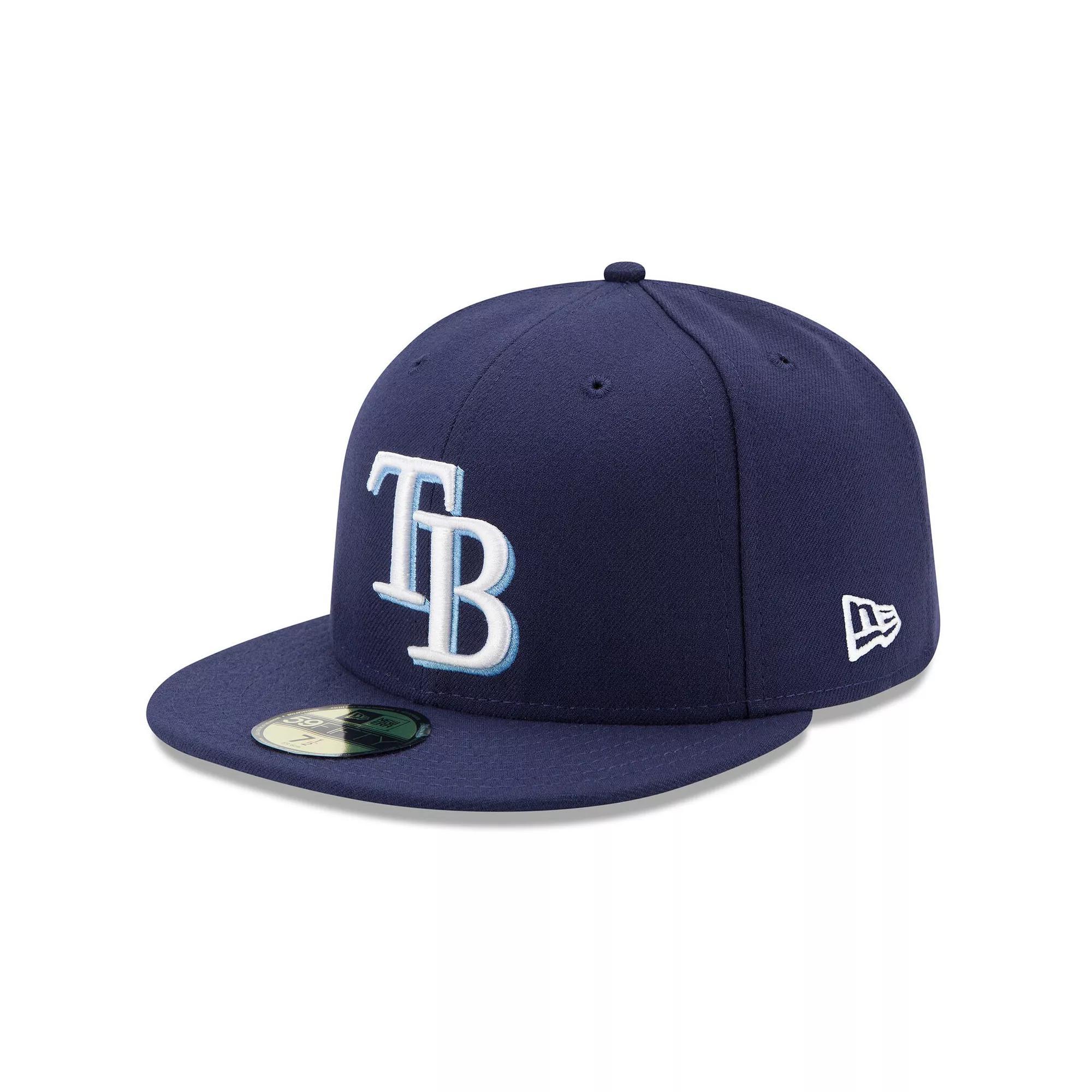 Men's New Era Navy Tampa Bay Rays Game Authentic Collection On-Field 59FIFTY Fitted Hat, Size: 7, Blue Product Image