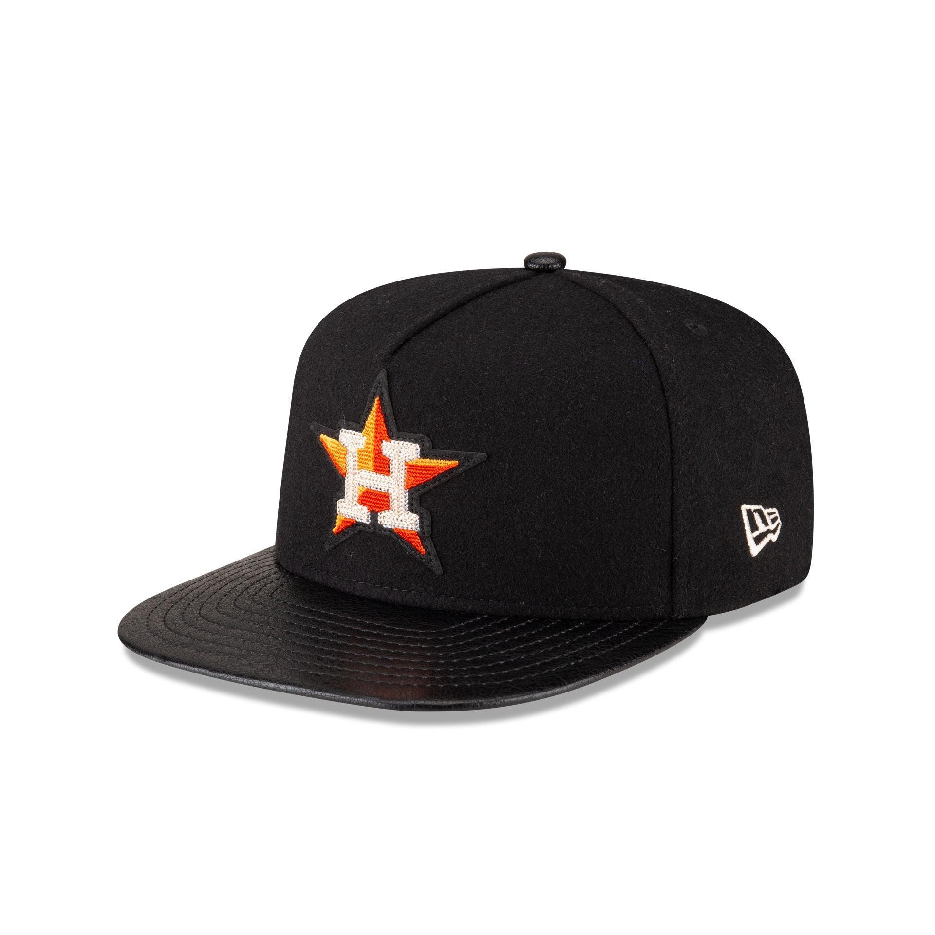 Houston Astros Wool Letterman 9FIFTY A-Frame Snapback Hat Male Product Image