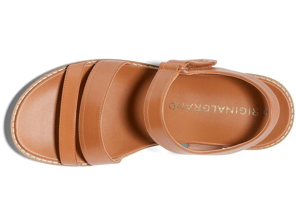 Cole Haan Womens riginal Grand Peyton Flatform Sandals - Brown Size 7 Product Image