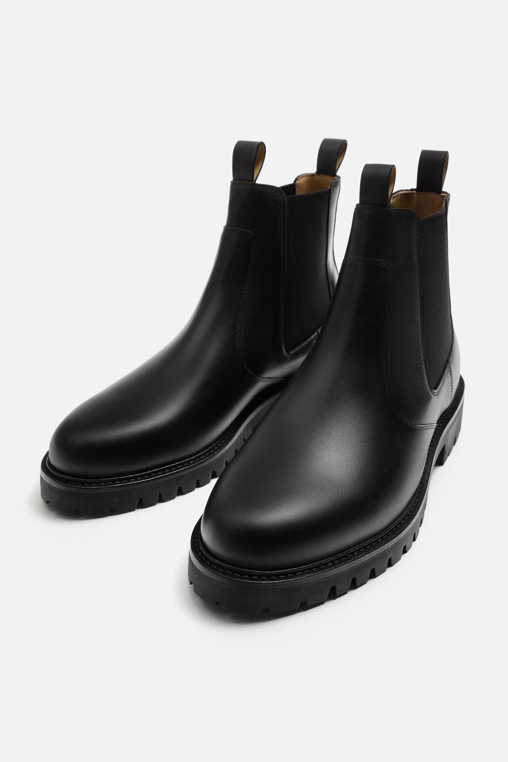 LEATHER CHELSEA BOOTS Product Image