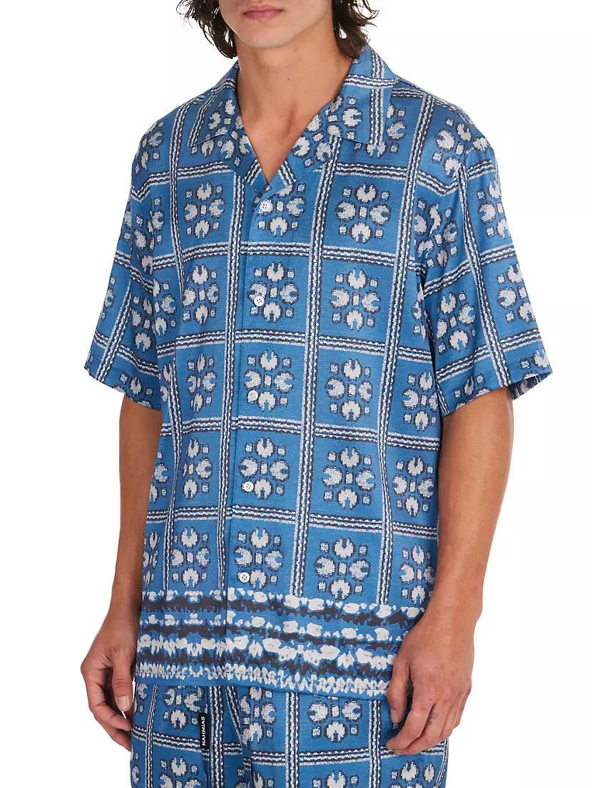 Summerland Ranch Tiled Silk Shirt Product Image