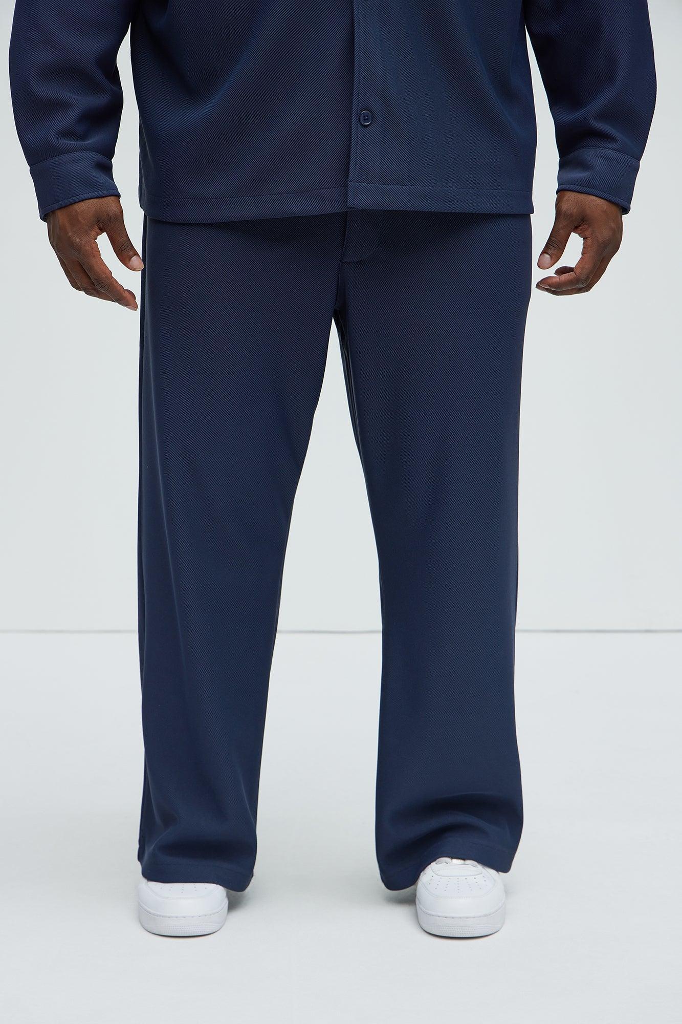 Turner Relaxed Trouser Pants - Navy Product Image