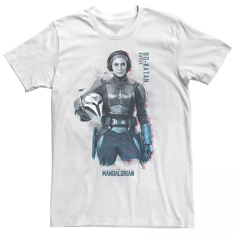 Men's Star Wars The Mandalorian Bo-Katan Kryze Portrait R20 Tee, Size: XXL, White Product Image
