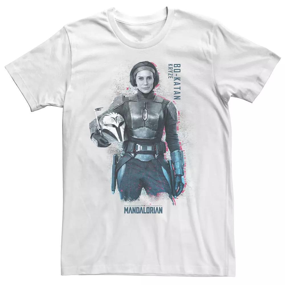 Men's Star Wars The Mandalorian Bo-Katan Kryze Portrait R20 Tee, Size: XXL, White Product Image