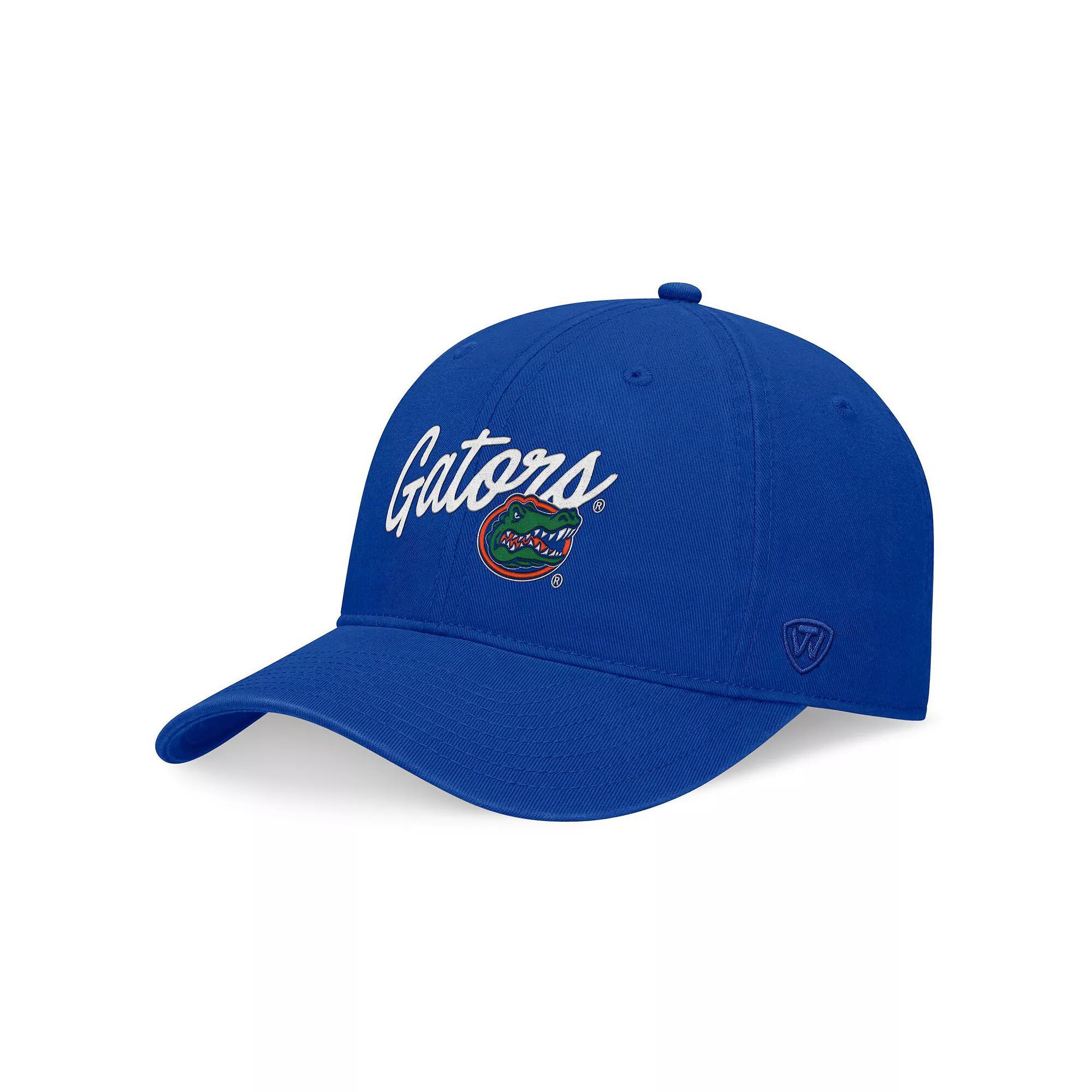 Men's Top of the World Royal Florida Gators Heritage CeeCee Adjustable Hat, Blue Product Image