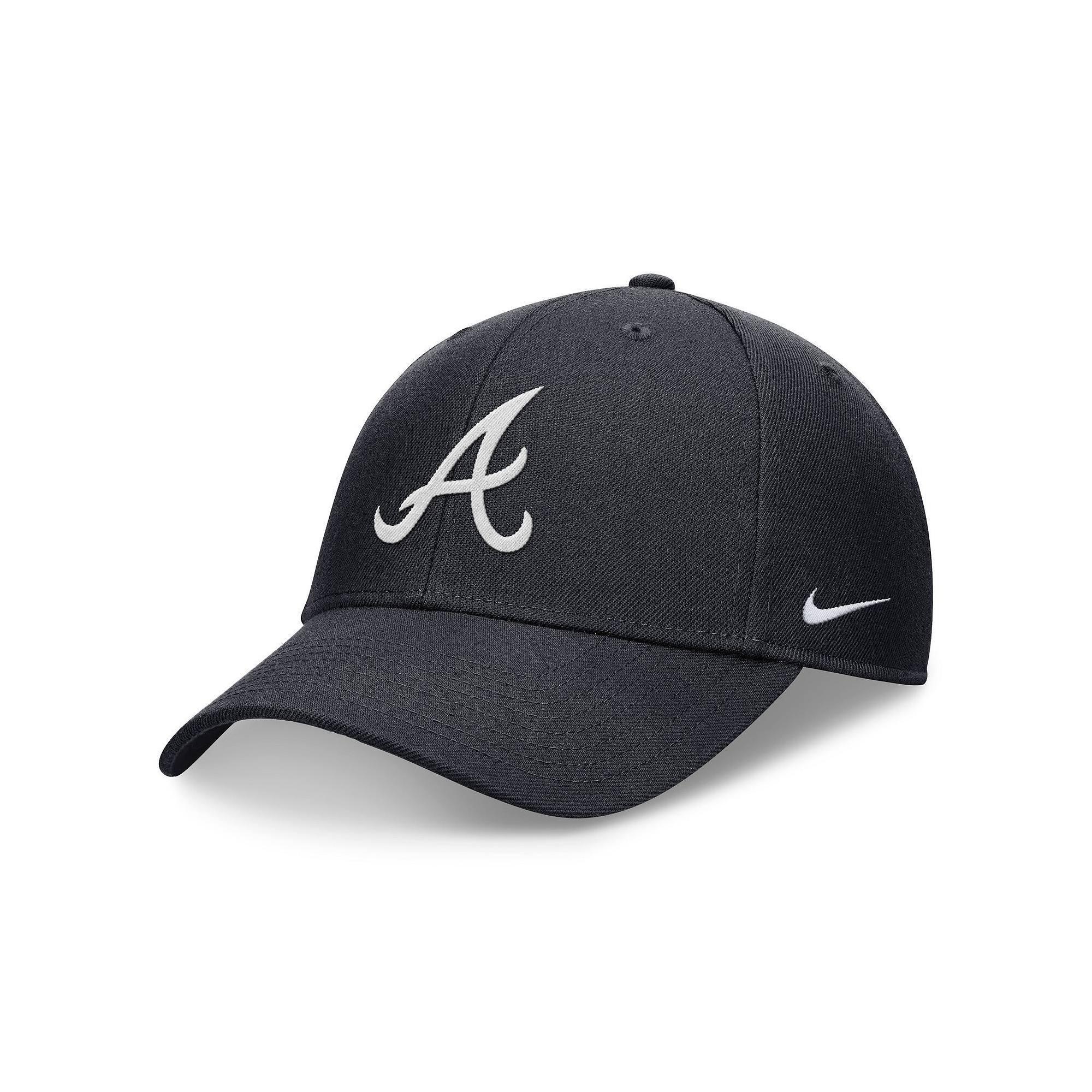 Mens Nike Atlanta Braves Evergreen Club Performance Adjustable Hat Blue Product Image
