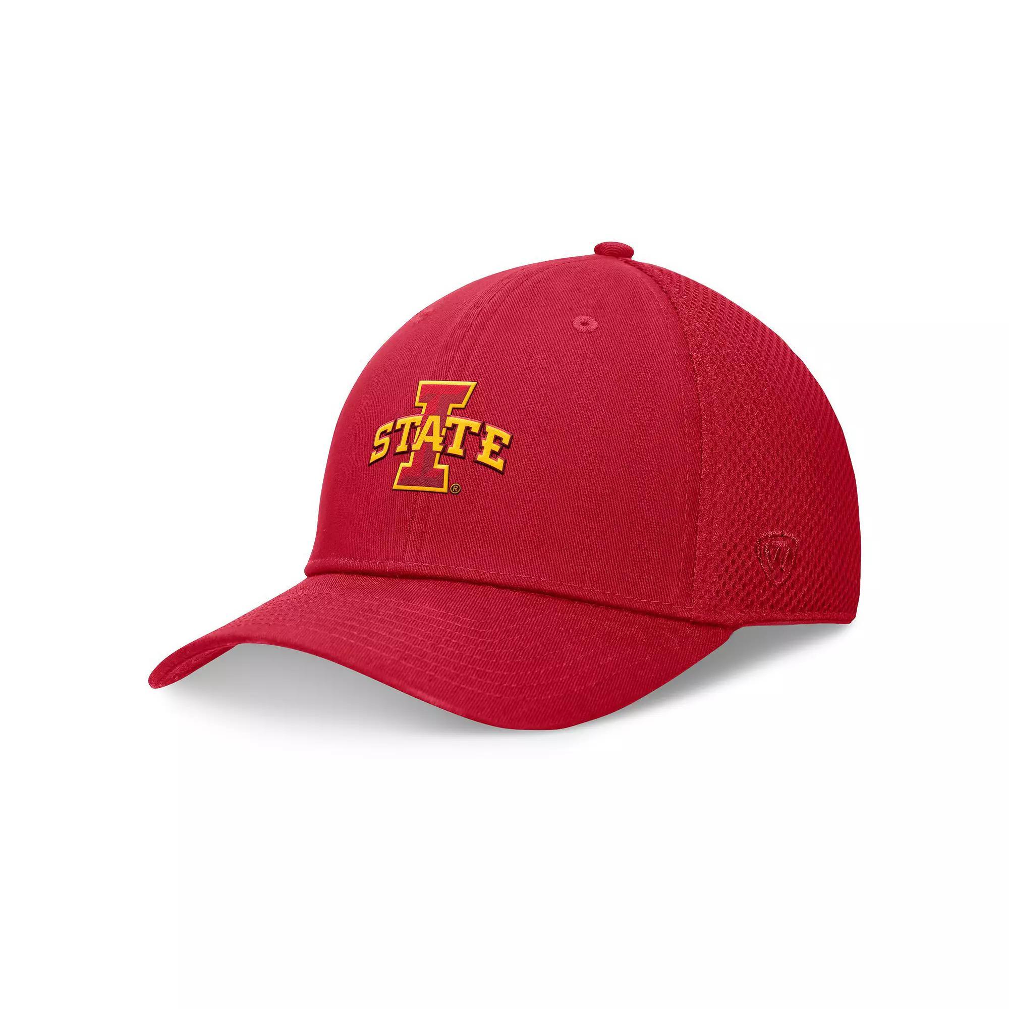 Men's Top of the World Cardinal Iowa State Cyclones Spacer Flex Hat, Size: Small/Medium, Red Product Image