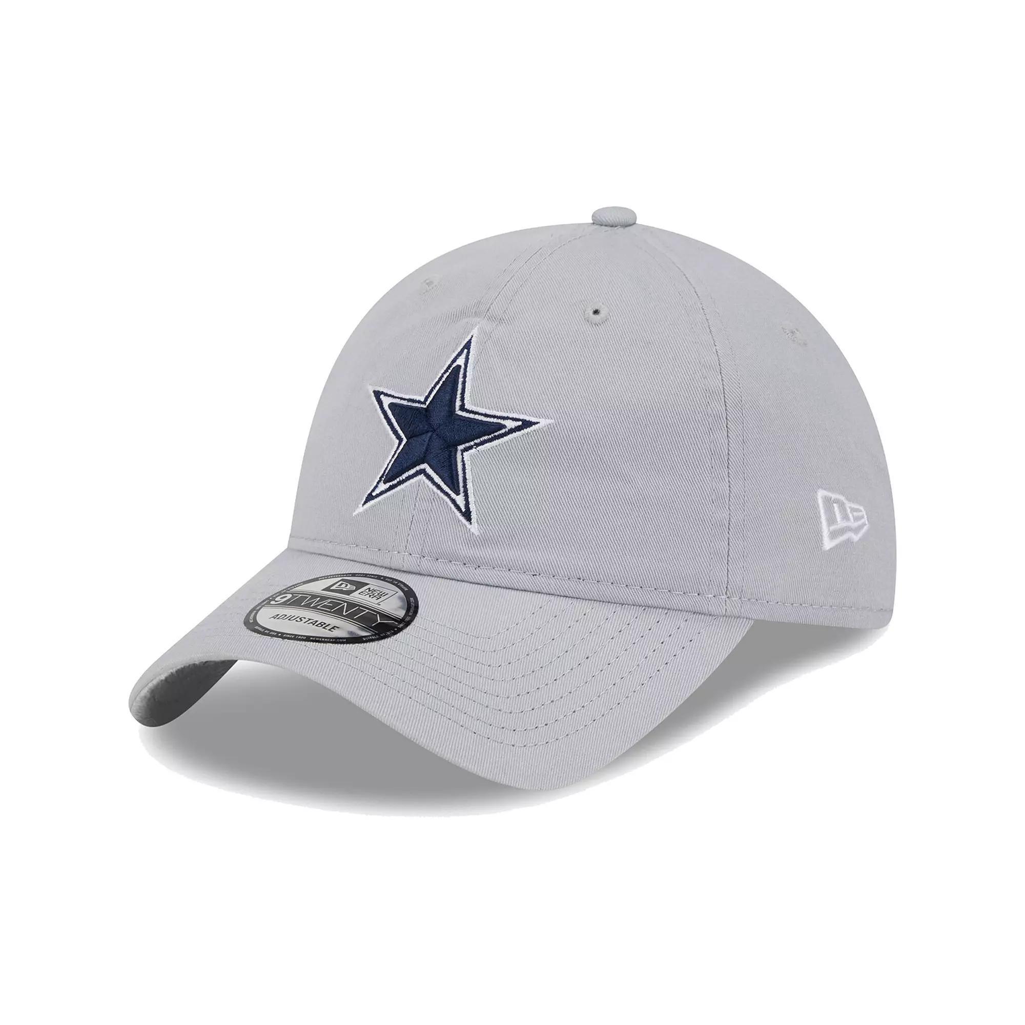 Men's New Era  Gray Dallas Cowboys Main Core Classic 2.0 9TWENTY Adjustable Hat, Grey Product Image
