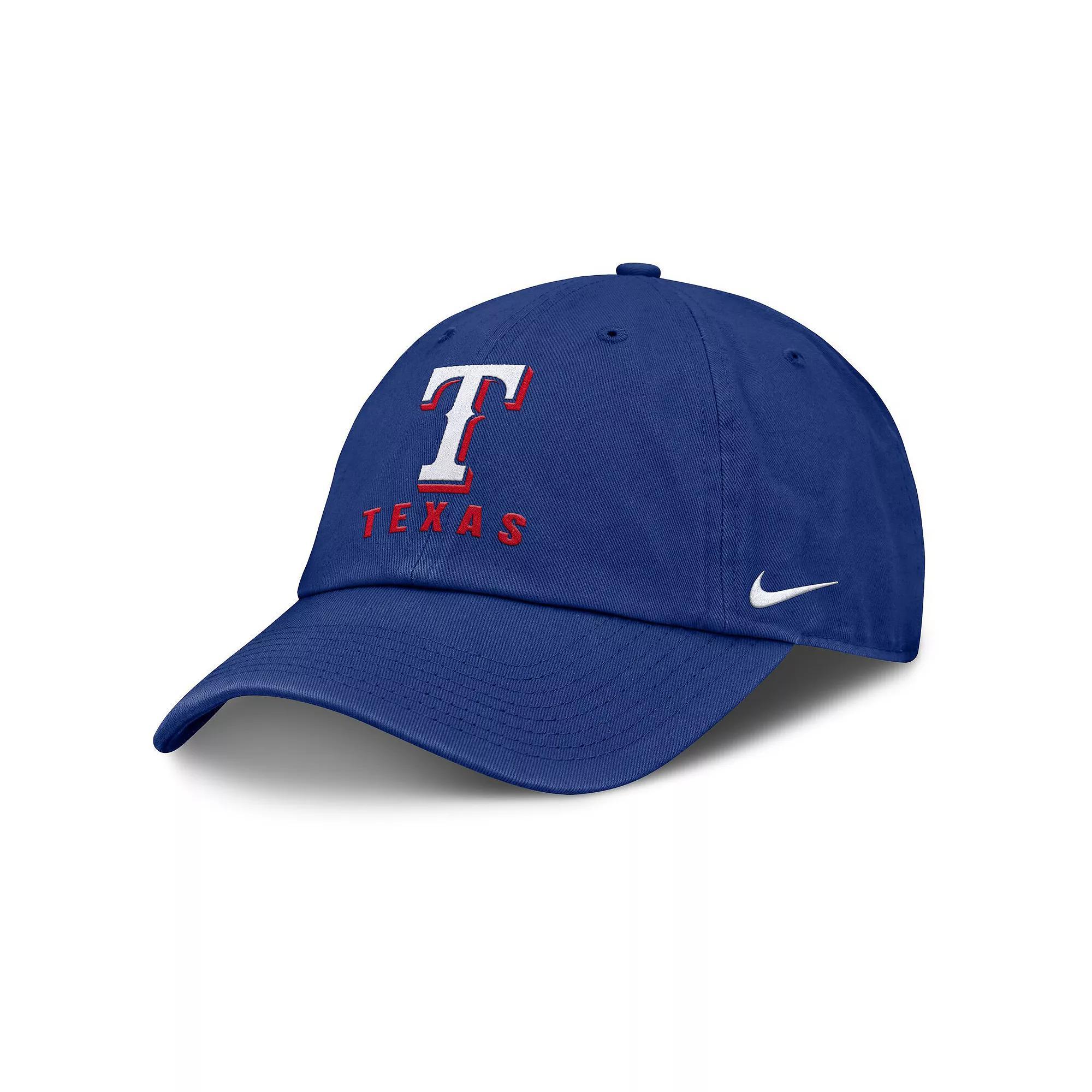 Men's Nike Royal Texas Rangers Club Adjustable Hat, Size: Medium/Large, Blue Product Image