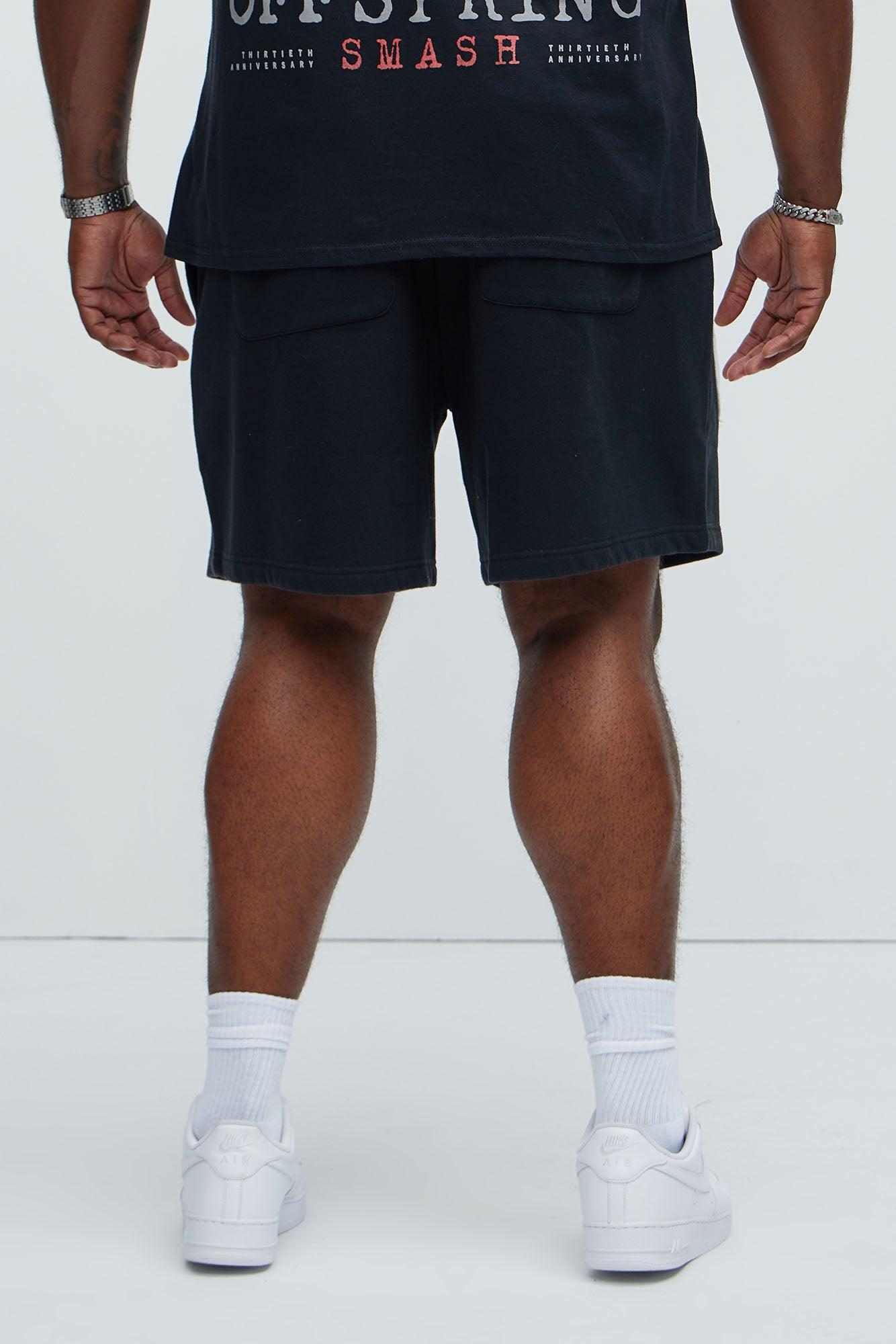 Flame Time Tyson Relaxed Shorts - Black Product Image