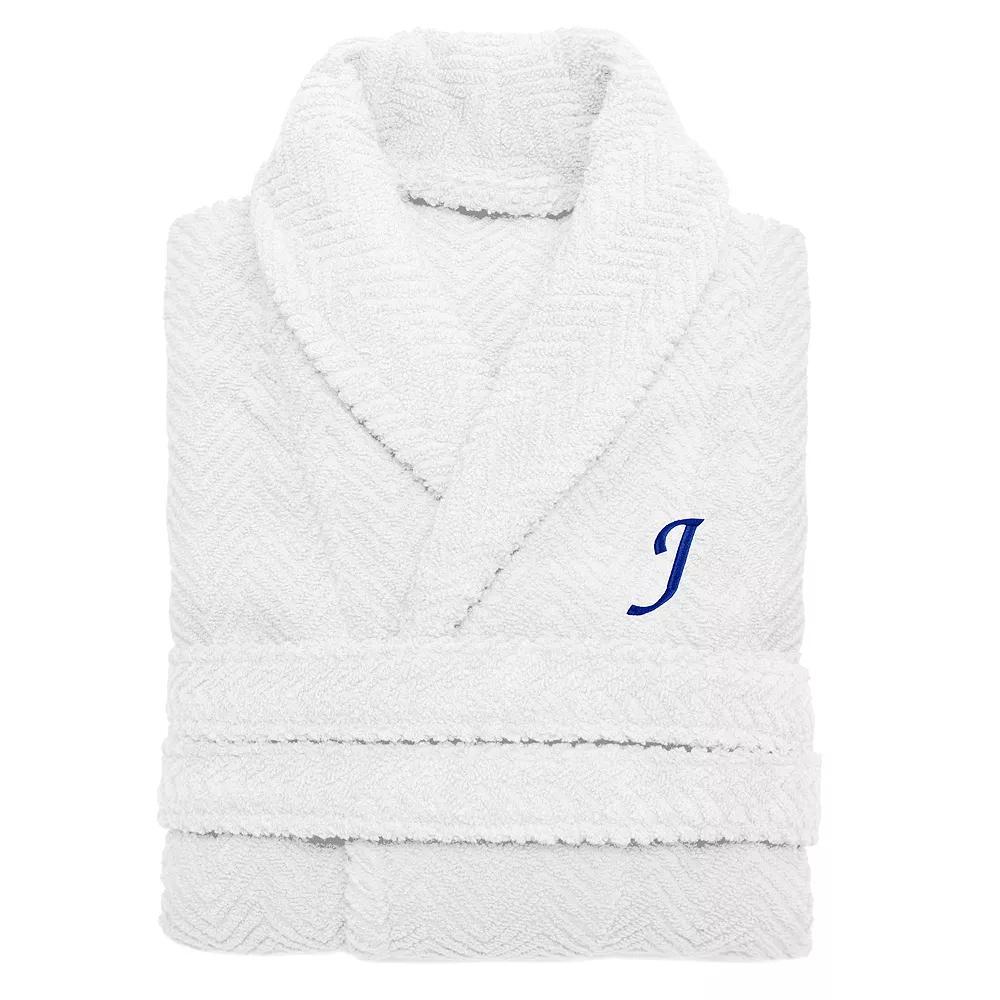 Linum Home Textiles Turkish Cotton Personalized Herringbone Weave Bathrobe, Womens Product Image