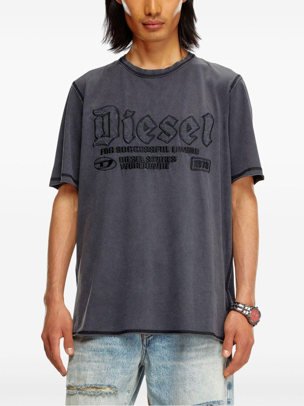 T-Rawjust logo-embroidered T-shirt Product Image