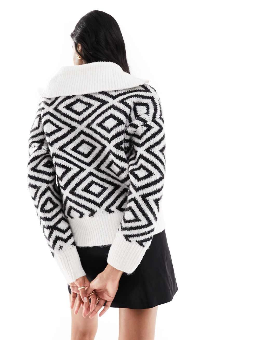 Pieces half zip sweater Product Image