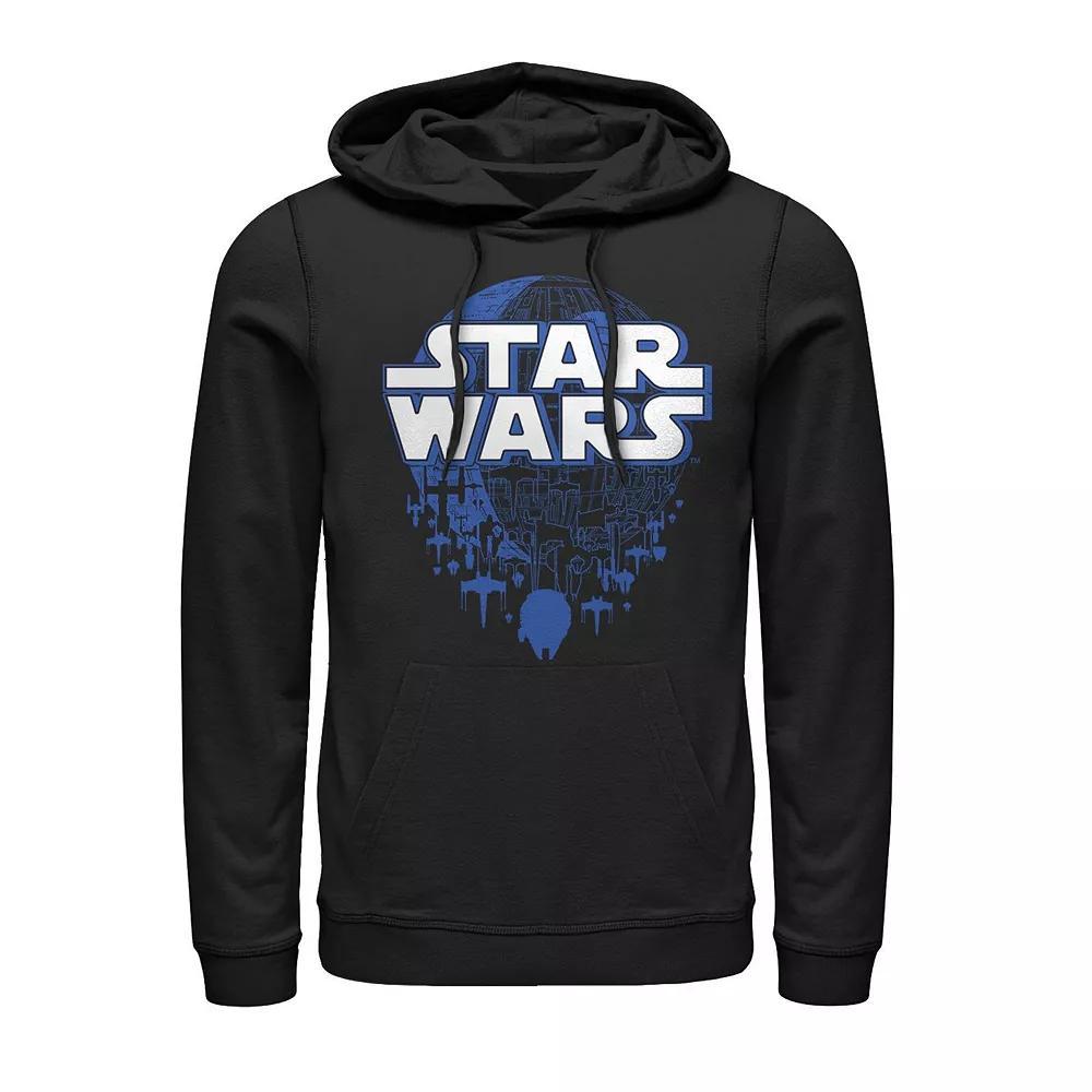 Men's Star Wars Deathstar Pullover Hoodie, Size: Small, Black Product Image
