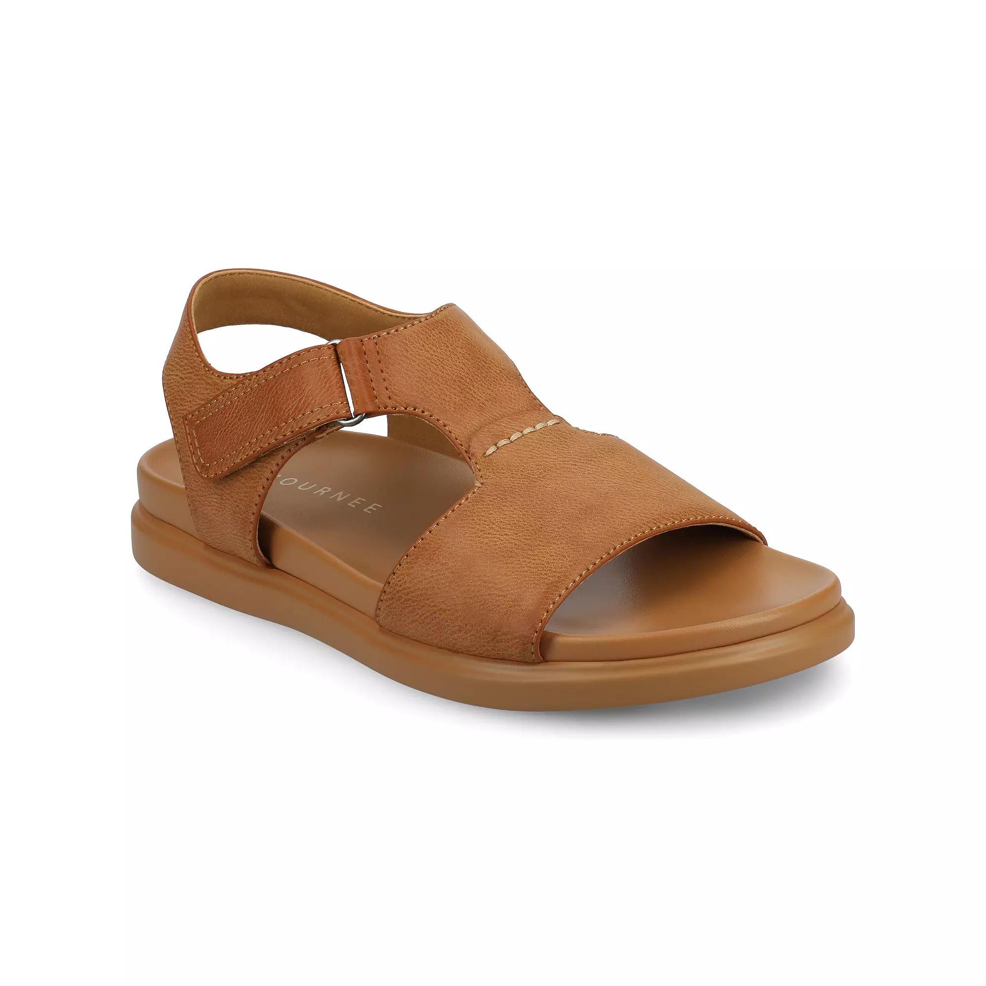 Journee Womens Mira T-Strap Sandals Red Product Image