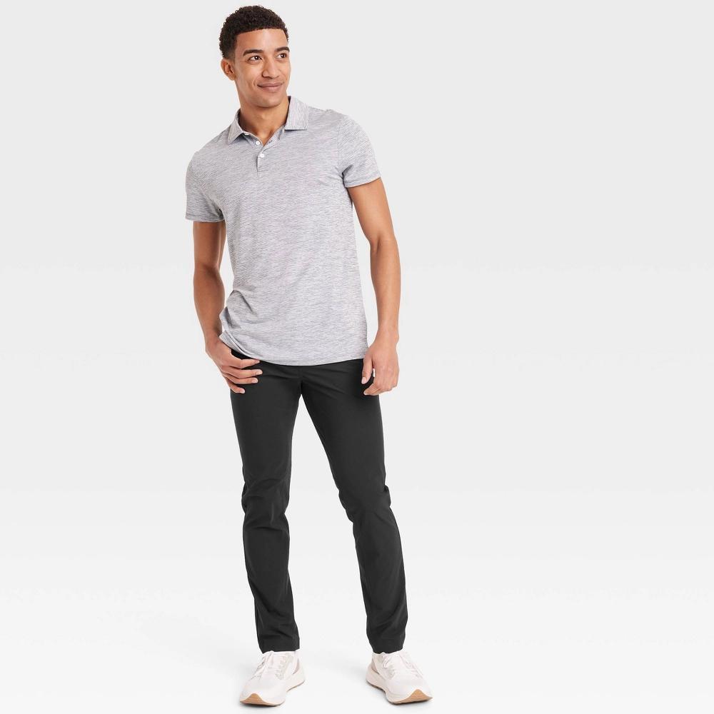 Men's 360 Lifestyle Slim Fit 5-Pocket Pants - All In Motion Black 36x32: Moisture Wicking, Quick Dry, UPF 50+ Product Image