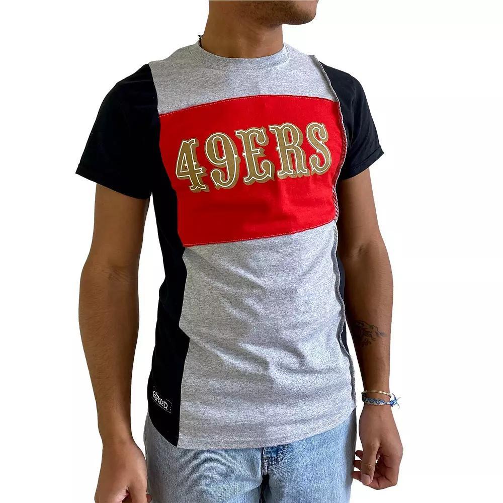 Men's Refried Apparel Heather Gray San Francisco 49ers Sustainable Split T-Shirt, Size: XL, Grey Product Image