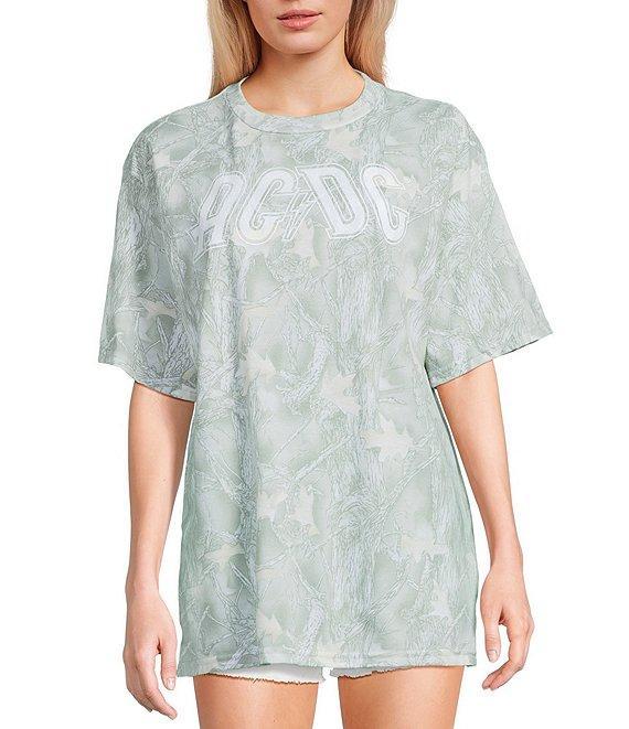 Philcos ACDC Camouflage Printed Short Sleeve T-Shirt Product Image