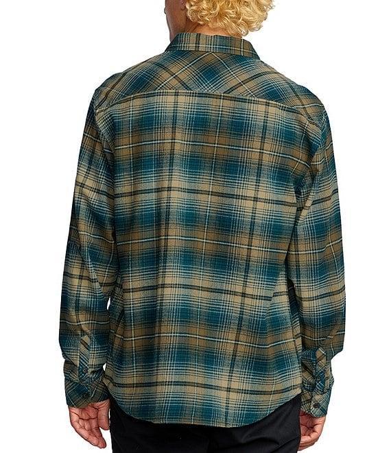 Billabong Coastline Long Sleeve Plaid Flannel Shirt Product Image