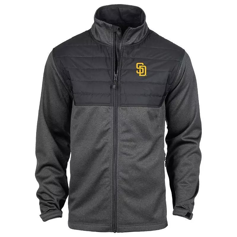 Men's Dunbrooke Heather Navy Tennessee Titans Explorer Tech Full-Zip Jacket, Size: 2XL, Blue Product Image
