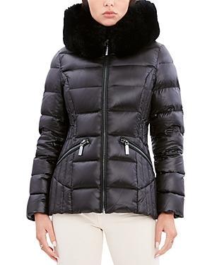 Dawn Levy Nikki Shearling Trim Puffer Coat Product Image