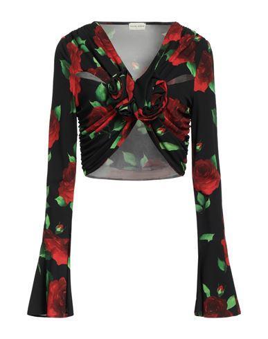 MAGDA BUTRYM Woman Top Black Size 6 Viscose, Elastane Product Image