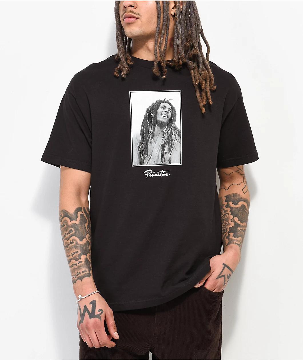 Primitive x Bob Marley Uprising Black T-Shirt Product Image