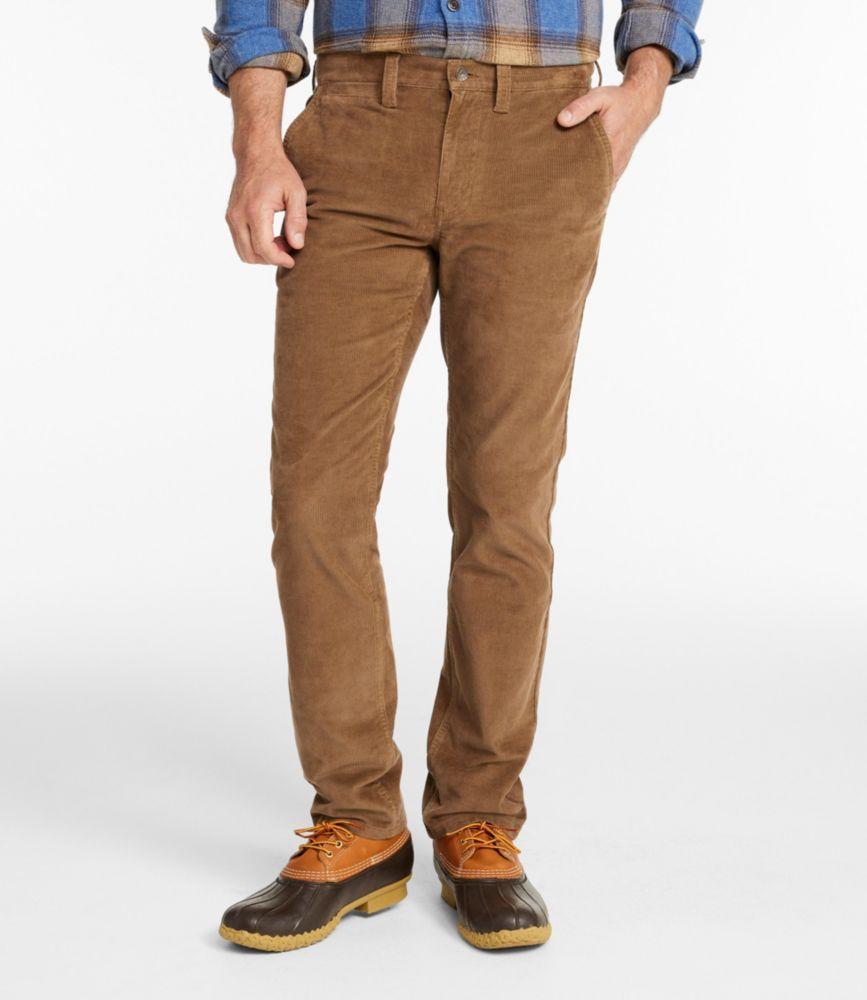 Men's BeanFlex® Corduroy Pants, Chinos, Standard Fit, Straight Leg Product Image