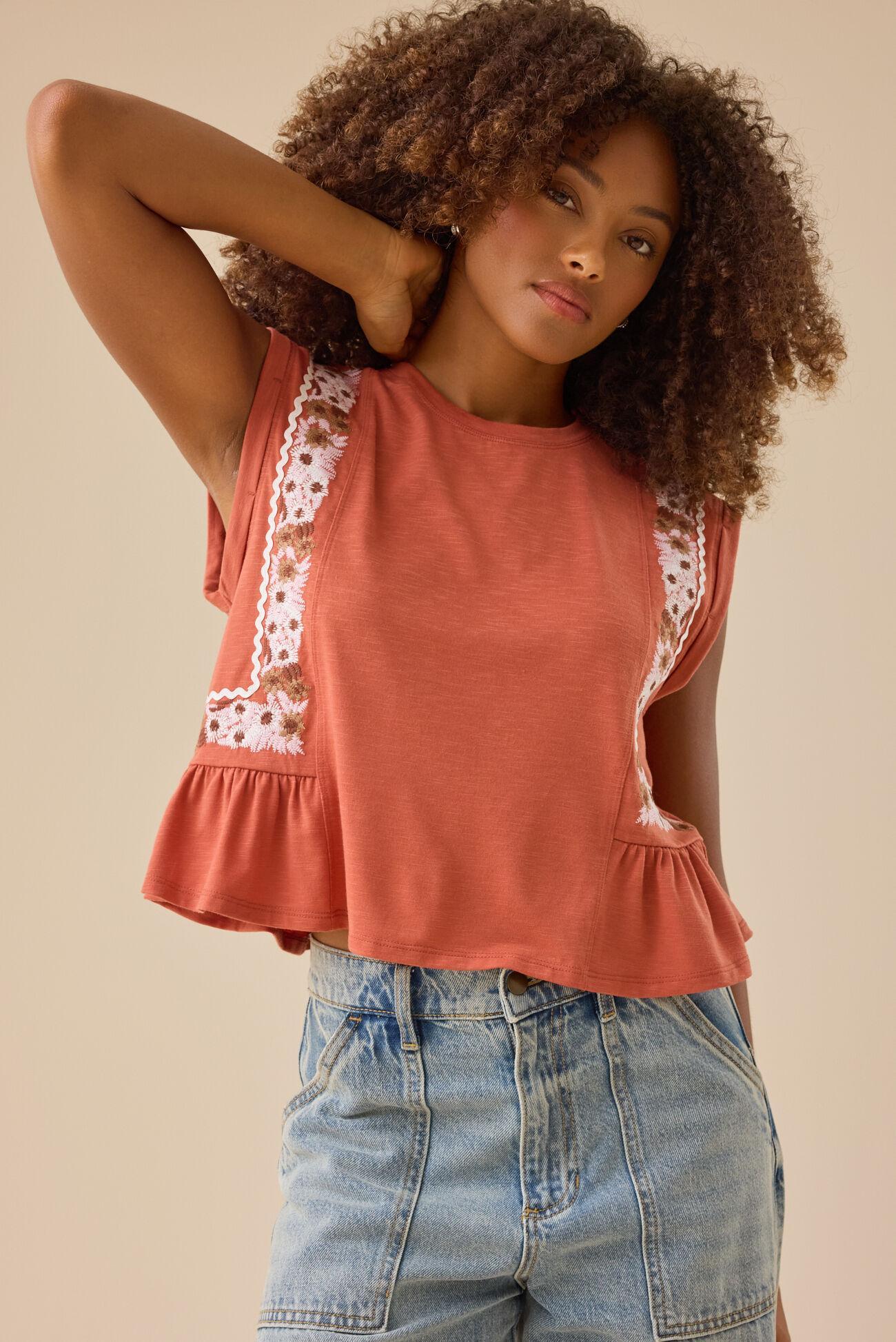 Aria Embroidered Top Product Image