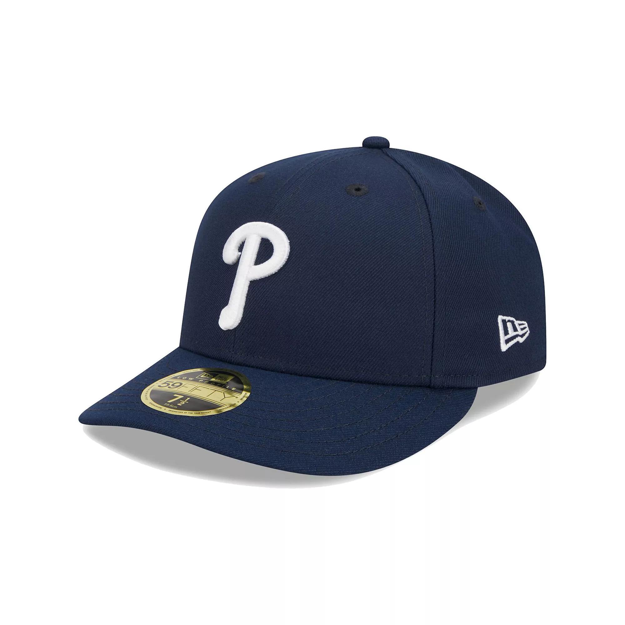 Mens New Era Philadelphia Phillies Oceanside Low Profile 59FIFTY Fitted Hat Blue Product Image