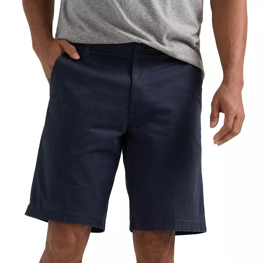 Mens Lee 10 Extreme Motion Flat Front Shorts Blue Product Image