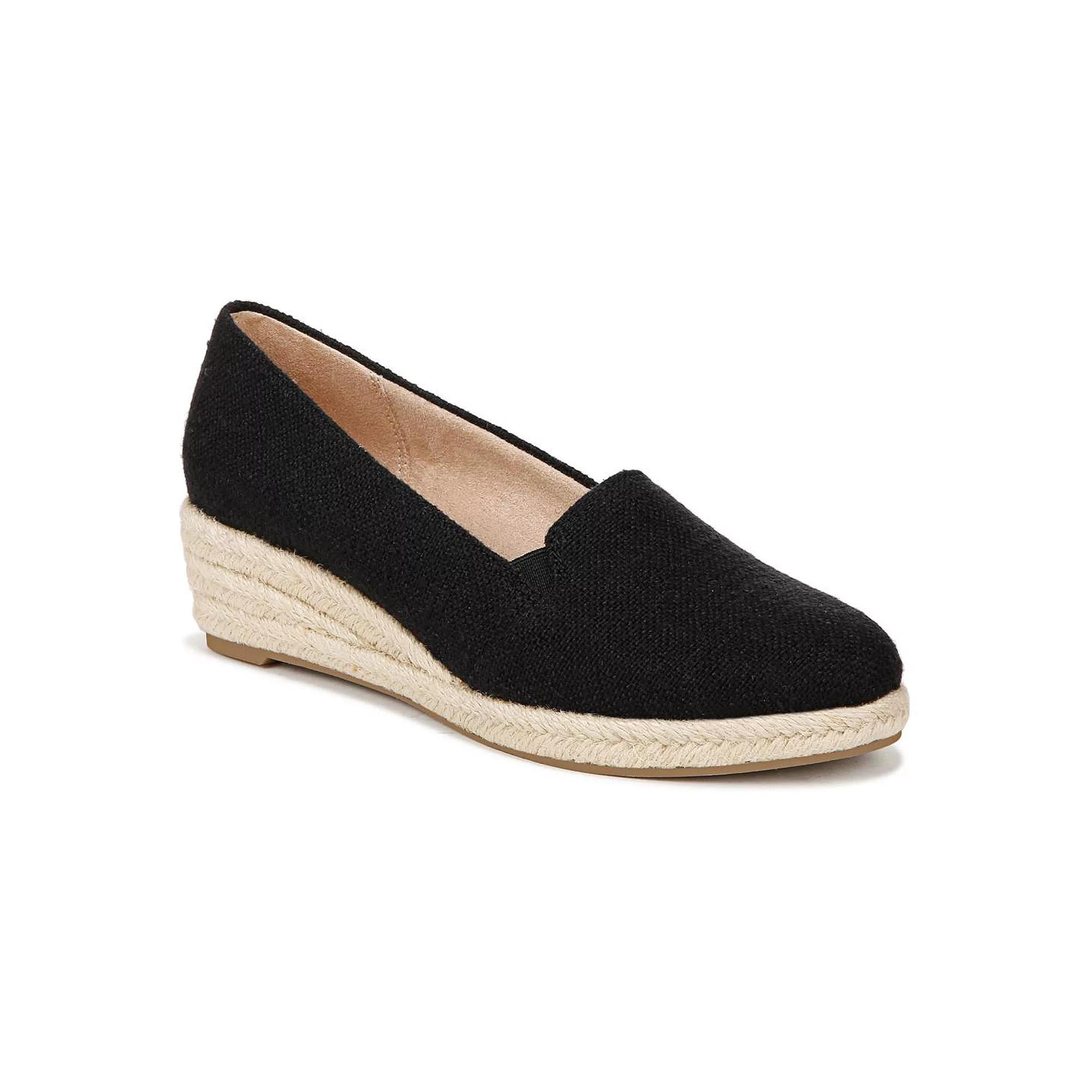 LifeStride Kamilla Women's Espadrille Wedges, Size: 11 Wide, Black Product Image