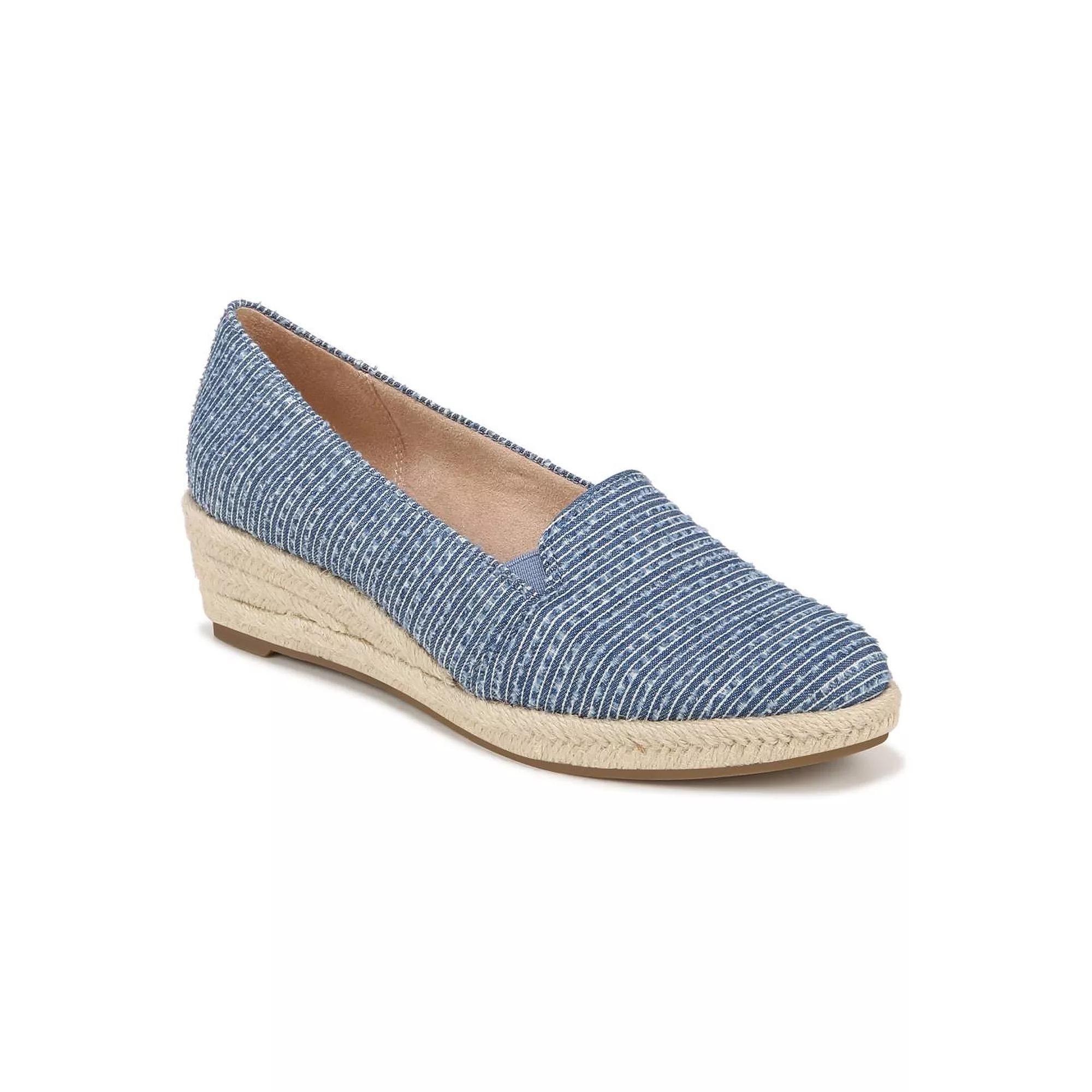 LifeStride Kamilla Womens Espadrille Wedges Blue Blue Product Image
