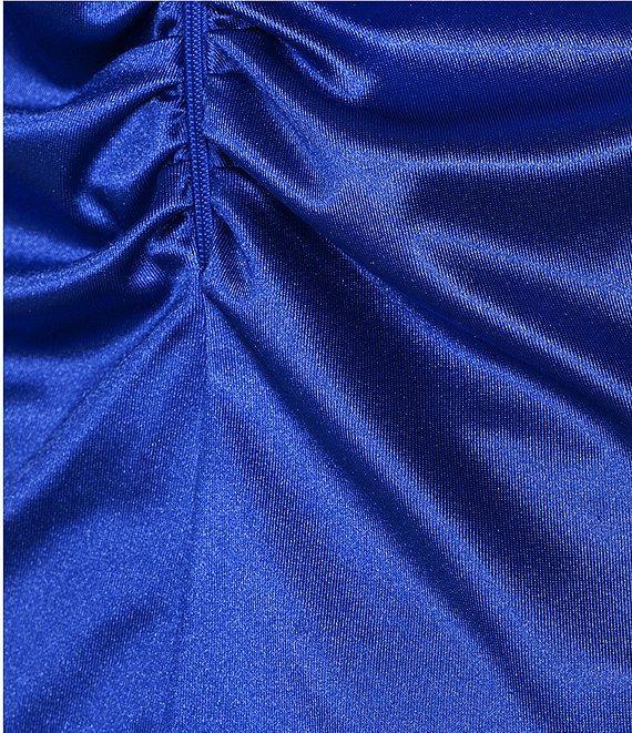 B. Darlin Sweetheart Neck Rhinestone Illusion Bodice Bodycon Dress Product Image