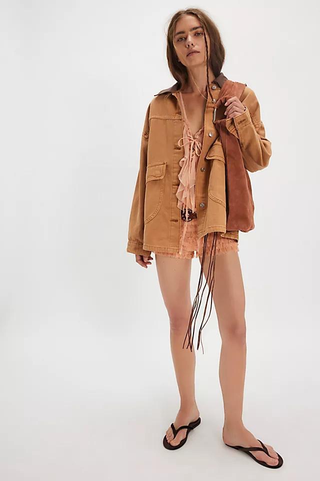 We The Free Lemon Denim Jacket Product Image