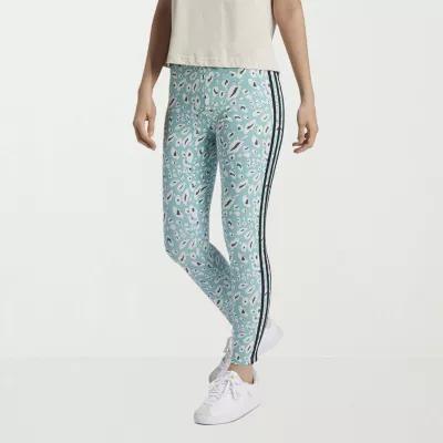adidas Essentials 3 Stripe Animal Print Legging Product Image