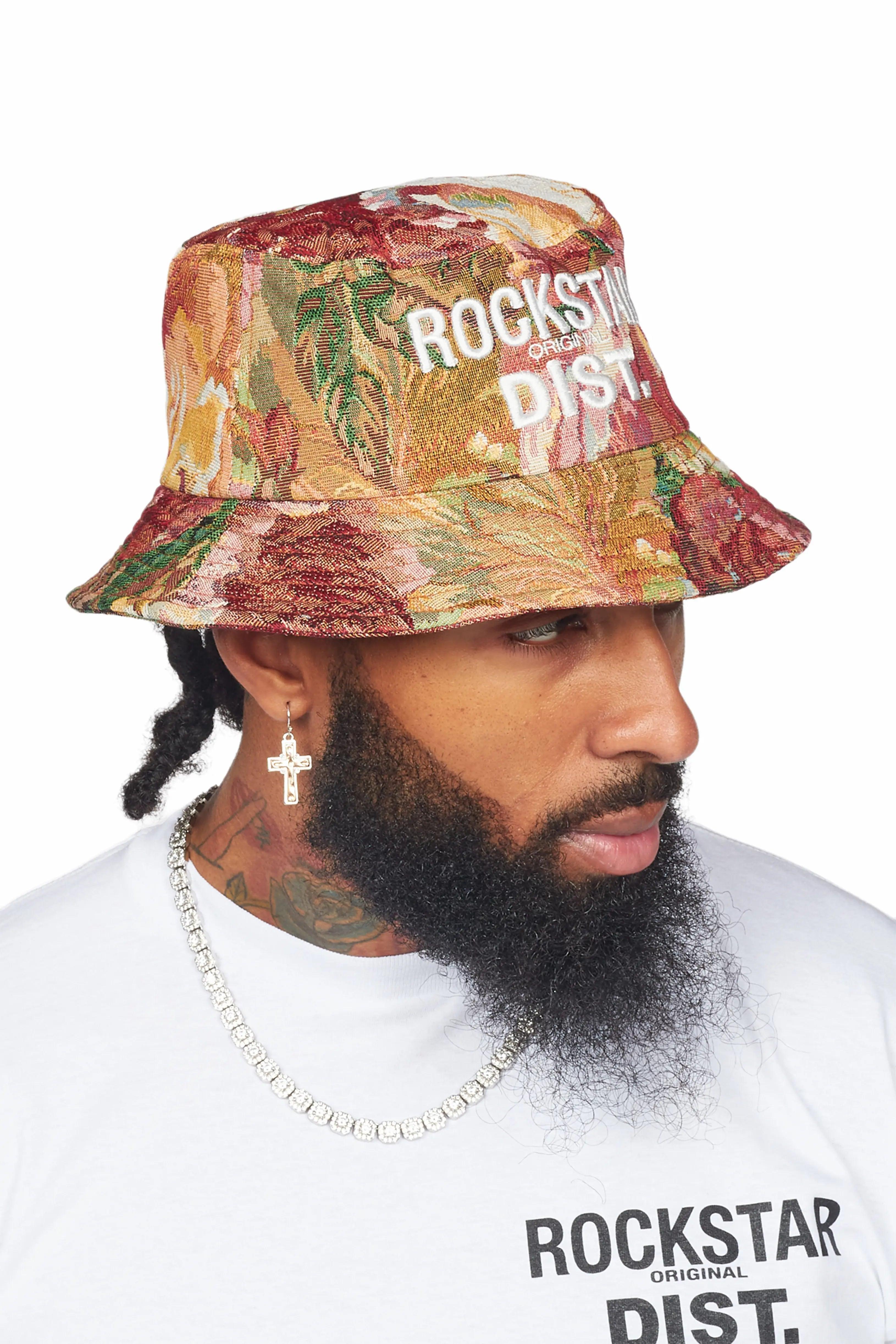 Nieisha Black Tapestry Bucket Hat Female Product Image