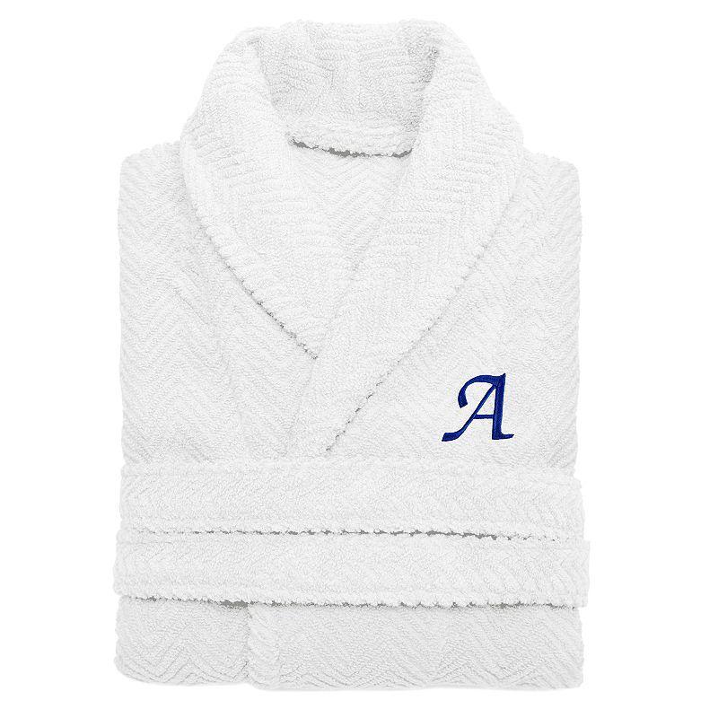 Linum Home Textiles Turkish Cotton Personalized Herringbone Weave Bathrobe, Womens Product Image