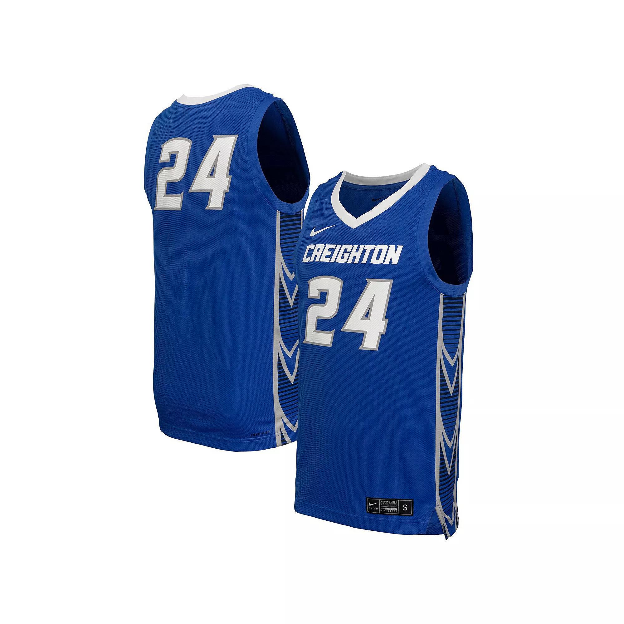 Men's Nike  Blue Creighton Bluejays  Replica Basketball Jersey, Size: Medium, Cre Blue Product Image