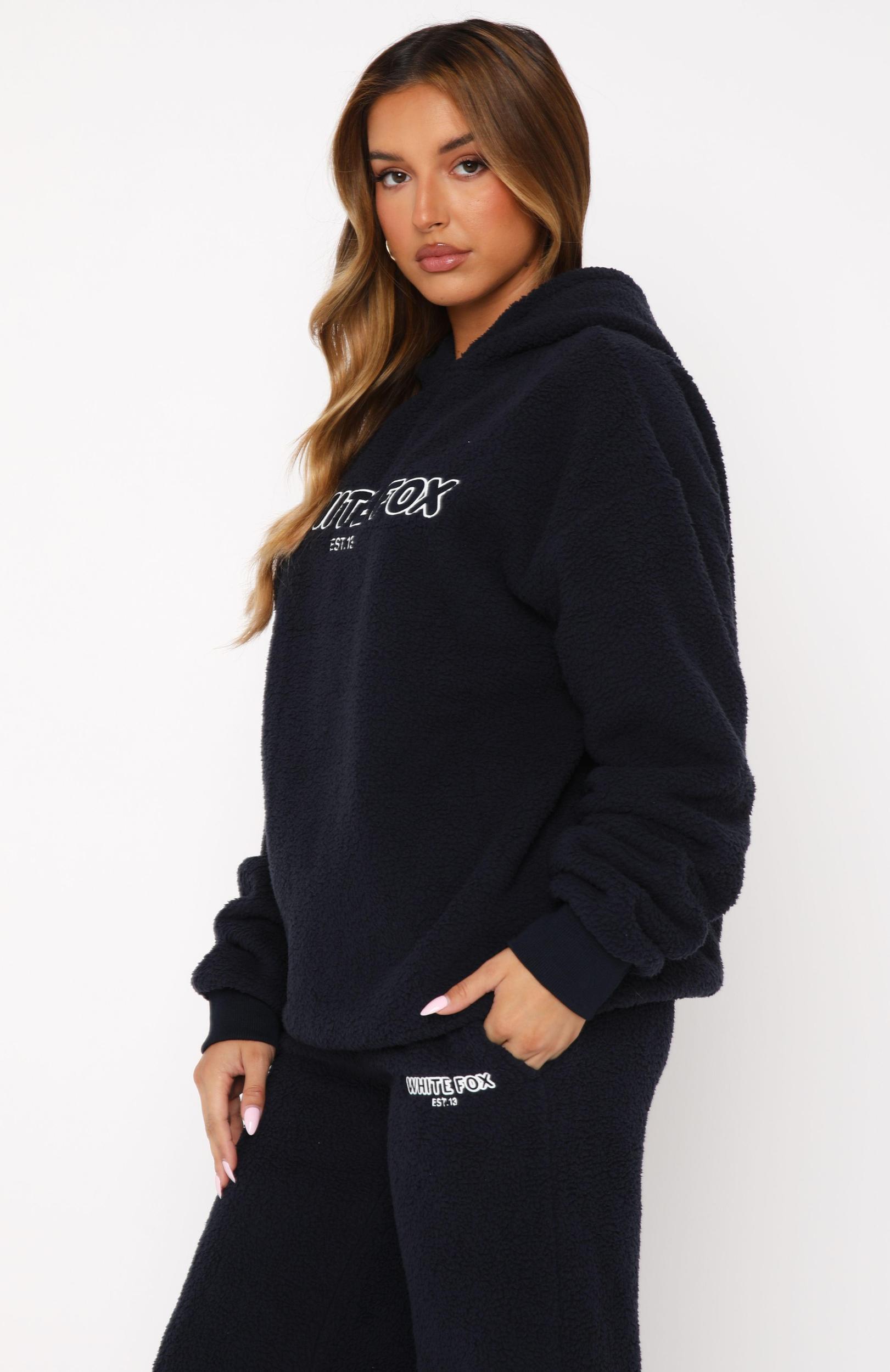 Don't Lose Me Oversized Hoodie Navy Product Image