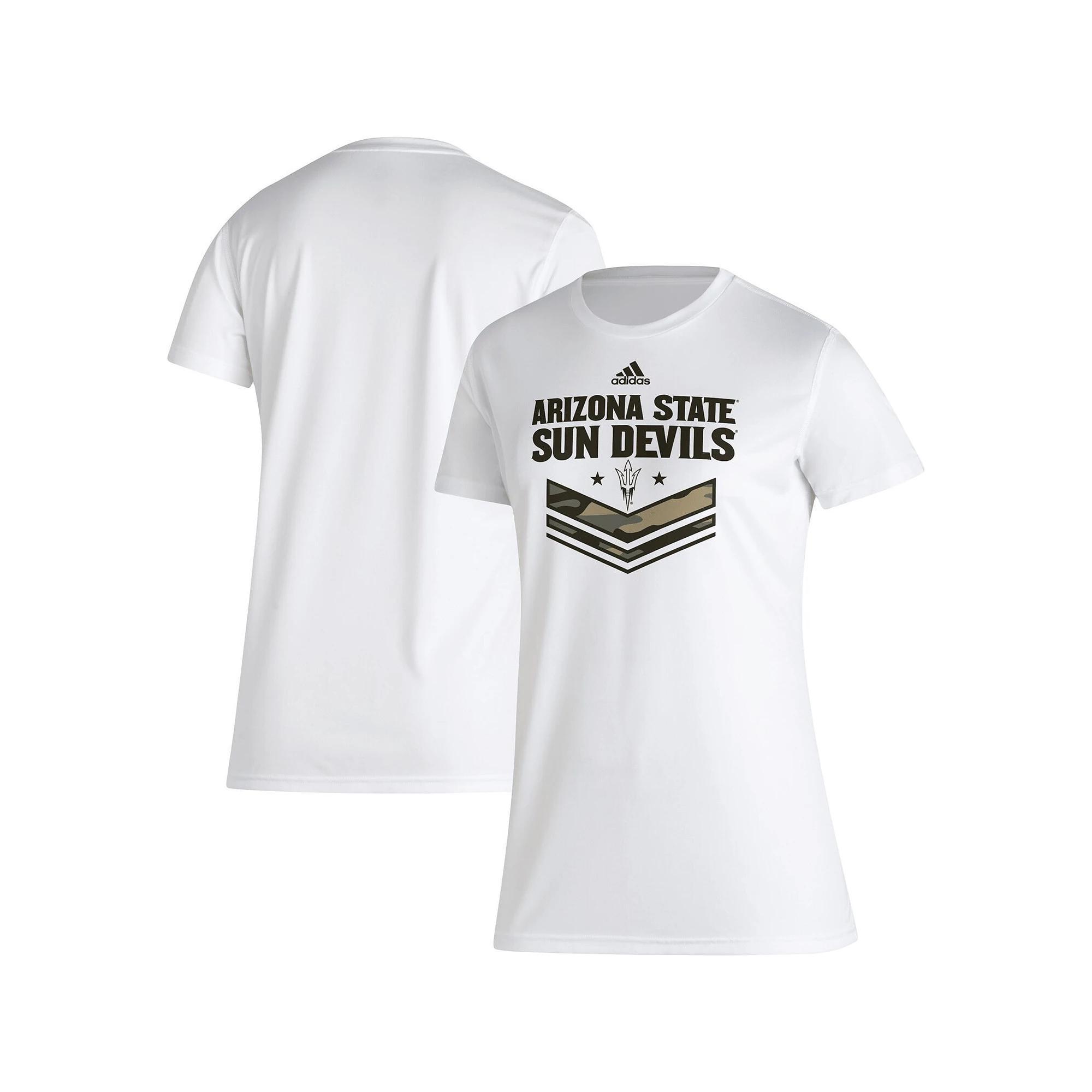 Womens adidas Arizona State Sun Devils Military Appreciation AEROREADY T-Shirt Product Image